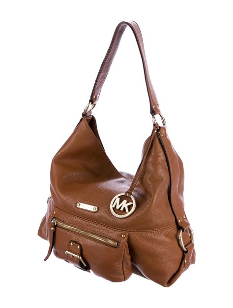 michael kors platinum leather hobo handbag|Michael Kors hobo handbags sale.